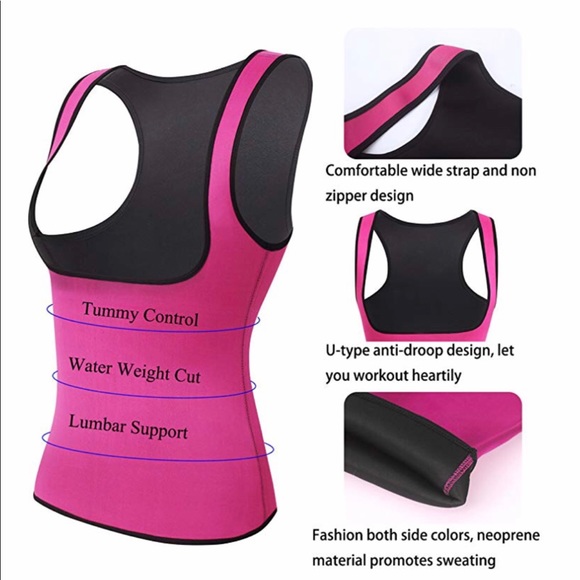 Body Shaper Tummy Fat Burner Shapewear Top - Picture 3 of 5